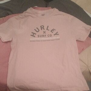 Hurley Pink Short Sleeve Tee